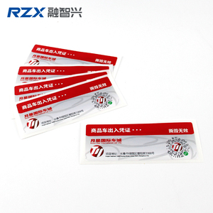 Di Vendita caldo RFID Etichetta Anti-falso A Prova di Manomissione RFID Autoadesivo del Parabrezza UHF Veicolo Etichetta Tag - Product Image 6