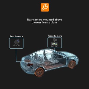 Kara kutu dahili GPS ve Wifi gece görüş 4 Lens Full HD ve kayıt fonksiyonu ile 4 kanallı 1080P HD araç içi kamera