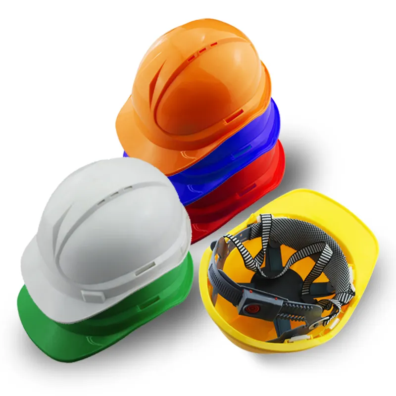 JIULONG Safety Helmet with comfortable adjustable belt Plastic Hard Hat