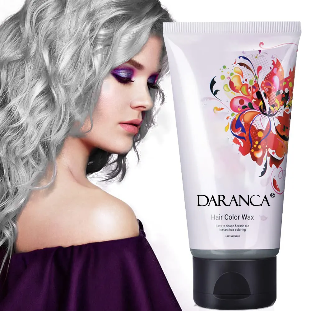 Commercio all'ingrosso Private Label Hair Color Long Lasting Glitter Hair Dye Hair Color Cream Wax