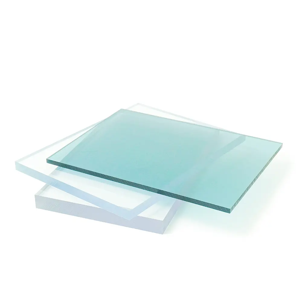 Feuille de verre Plexiglas Nouveau matériau Feuille solide en polycarbonate Matériau de construction Feuille de plastique