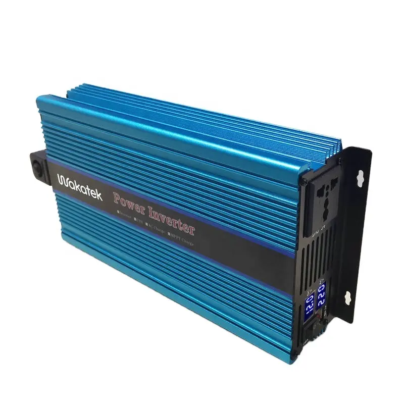 WAKATEK-inversor de corriente para coche, convertidor de corriente de 12V CC a 1500 V AC, 2000W, 110 W, Stock Local en EE. UU.