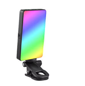 W140 RGBLEDビデオライト充電式写真フィルライトCRI952500K-9000K Vlog用LCDディスプレイで調光可能 - Product Image 1