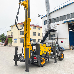 200Meter Pneumatic Wheeled Water Well Drilling Rig <strong>Tunnel</strong> Drilling Rig