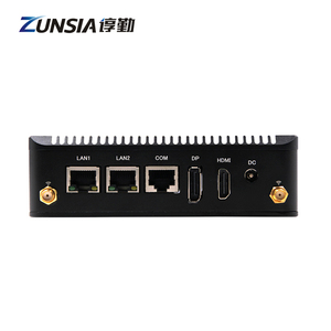 Zunsia Thin Client Celeron J1900 J1800 E3845 computadora de escritorio Host 2 Lan Quad Core 1 * HD/DP 1 * RS232 X86 Linux Barebone Mini Pc - Product Image 4