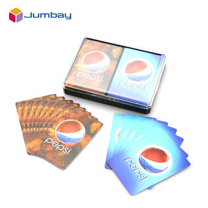 บัตรเล่นโป๊กเกอร์ผู้ใหญ่ส่วนบุคคล,การ์ดเล่นเป๊ปซี่โฆษณาส่งเสริมการขายสองชั้นชั่วโมงแห่งความสุข - Product Image 1