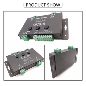 SP201E <strong>DMX512</strong> DECODER DC 5-24V DMX Converter <strong>Controller</strong> <strong>DMX512</strong>/1990 to SPI Addressable <strong>LED</strong> 1024 Pixels or <strong>PWM</strong> 5CH Dimming Signal - Product Image 2