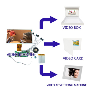 New Design 7 Inch Lcd Screen <strong>Video</strong> <strong>Module</strong> <strong>with</strong> Button Switch Without Function Buttons Display for <strong>Video</strong> Greeting Card - Product Image 3