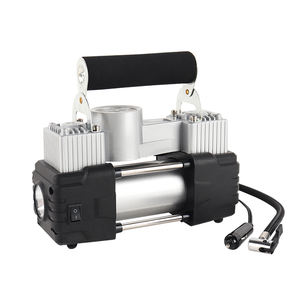 Yüksek performanslı 12V çift silindirli lastik basıncı monitörü işaretçi ekran çakmak fişi araba lastik pompası hava kompresörü - Product Image 1