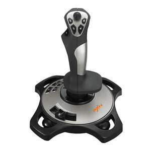 Venta al por mayor de retroalimentación de vibración Joystick de 8 vías con cable Game Controller Flight Stick para PC Computer - Product Image 1