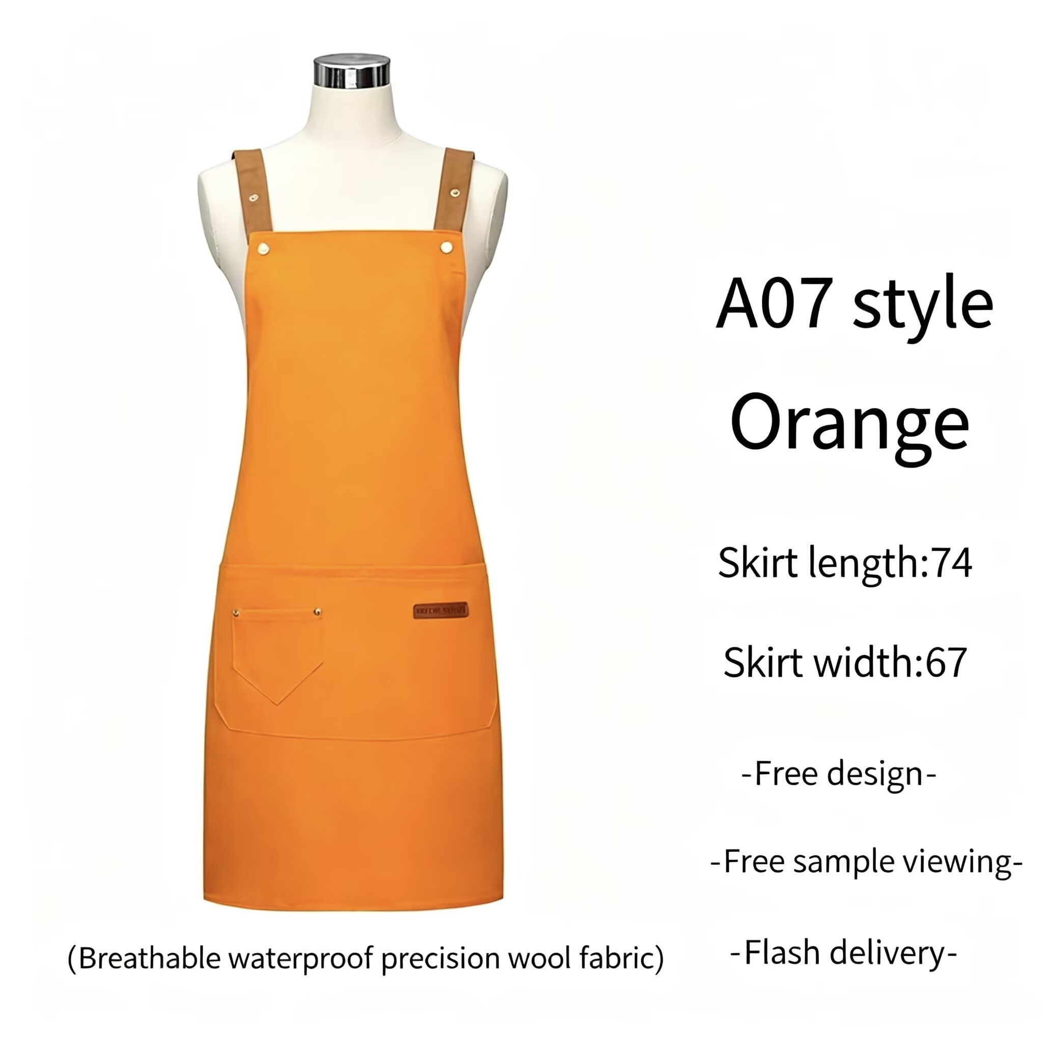Two-button orange