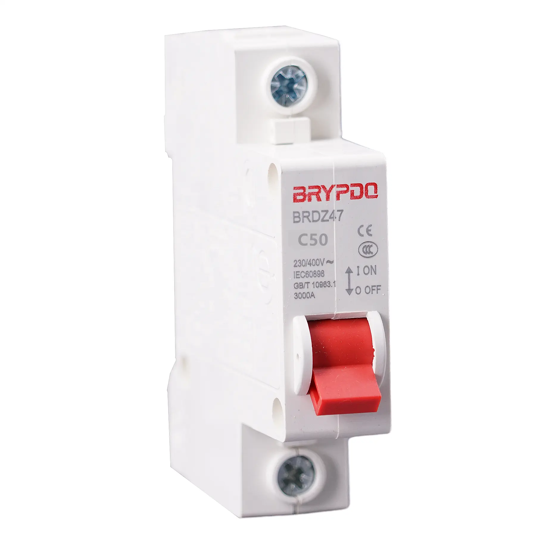 50A 220V 380V 1P MCB nhà thông minh kết nối màu xanh lá cây biến áp mini Circuit BREAKERS