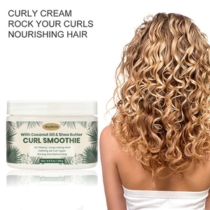 Private Label Moisturizing <strong>Leave</strong>-in Curling Cream Hydrate Curl Smoothie <strong>Define</strong> Curls Frizz Control &amp; Detangler - Product Image 5