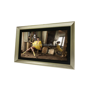 Pros Customize Wooden Digital Frame 21,<strong>5</strong>&quot; 22&quot; <strong>LCD</strong> IPS <strong>Display</strong> Wall Mount Loop Video Digital Photo Frame <strong>With</strong> <strong>Motion</strong> <strong>Sensor</strong> - Product Image 1