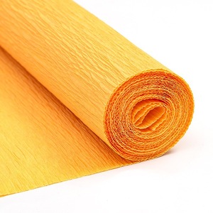 Manufacturer Supply 50*250cm Wrapping <strong>Paper</strong> Color Art Wrapping Crepe <strong>Paper</strong> Used DIY Materials Crepe <strong>Paper</strong> for Flower