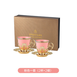 热卖陶瓷土耳其杯套装陶瓷茶杯套装<span class=keywords><strong>2</strong></span>人豪华骨瓷咖啡杯茶碟带礼品盒
