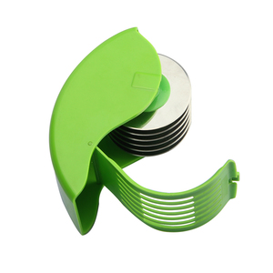 Manual Hand Scallion Chive <strong>Mint</strong> Vegetable <strong>Cutter</strong> With 6 Stainless Steel Cutting Blade Kitchen Vegetable Chop Roller Slicer