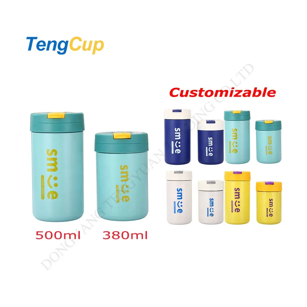 TY Tasse de voyage créative en acier inoxydable 380ml 500ml Thermos portable d'extérieur sous vide