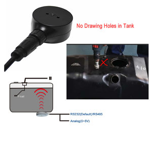 Sensor de nivel de combustible ultrasónico sin orificio de dibujo de fácil instalación para gestión de monitoreo de combustible de flota - Product Image 2