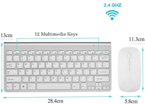 Combo de teclado y mouse inalámbricos para Imac MacBook Laptop Computer Magic Keyboard y mouse - Product Image 4