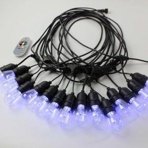 Control remoto colorido cambiable festón luces decoración de Navidad RGB cadena de luces - Product Image 3