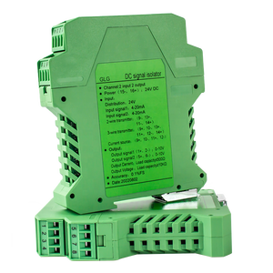 signal isolation 35mm din rail 0-10v 4-20ma galvanic analog 2 <strong>inputs</strong> 4 <strong>outputs</strong> dc signal isolator <strong>module</strong> converter - Product Image 4