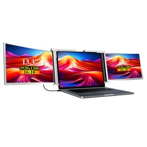 13,3-Zoll-Dreifachbild-Computermonitor 3-fach tragbare Doppel bildschirme für Laptops Tri Screen Extender S350 - Product Image 1