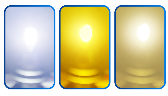 Yellow3000K + warm white4300K + white6000K