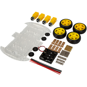 4WD Smart Robot Car Chassis Kits Neues Smart Car Chassis mit elektronischen Komponenten des Speed Encoder - Product Image 1