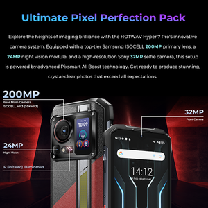 HOTWAV Hyper 7 Pro 5G Robustes Android 14 Smartphone 6,6 ''FHD 120Hz 16GB RAM 256GB ROM 10800mAh 33W Mobiltelefon - Product Image 4