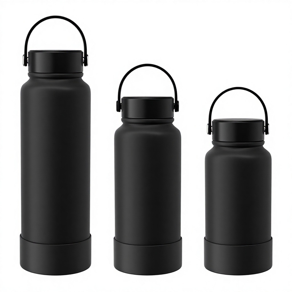 Black silicone cup sleeve
