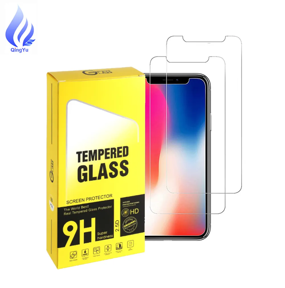 2.5d 9H Tempered Glass Màn Hình Tùy Chỉnh 3d Glass Đối Với Iphone12 Pro X XS 8P 0.33 Mét Đối Với Samsung Mobile Tempered Glass Bảo Vệ Màn Hình