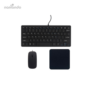 Wired <strong>Keyboard</strong> and <strong>Mouse</strong> Combo for Windows Optical Wired <strong>Mouse</strong> Mini <strong>Keyboard</strong> 78 Keys USB Plug-and-Play Compatible with PC Laptop - Product Image 2