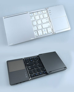 Teclado Bluetooth inalámbrico de tres pliegues portátil ultrafino de distribución transfronteriza con teclado Bluetooth para tableta Trackpad - Product Image 5
