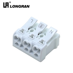 无螺纹推入绝缘导线连接器3针快速按压接线端子 - Product Image 2