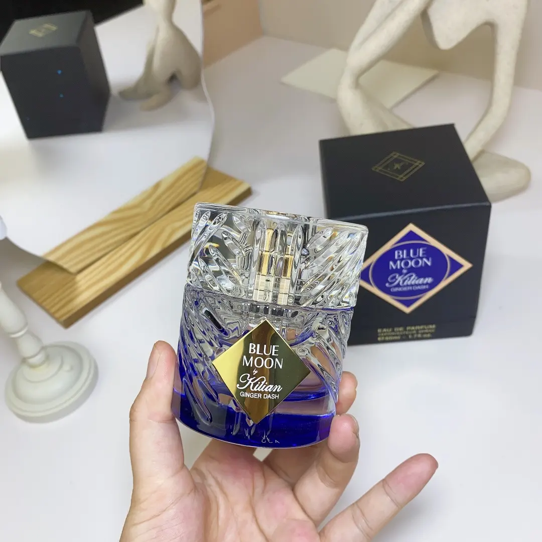 2023 New High Quality 50ml Unisex Perfume for Perfume Brand Blue Moon Ginger Dash Long Lasting Fragrance Body Spray Perfumes