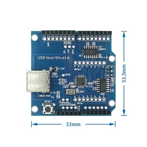 <strong>USB</strong> <strong>Host</strong> Shield 2.0 for <strong>Arduino</strong> UNO MEGA ADK Compatible for Android ADK DIY Electronic Module Board