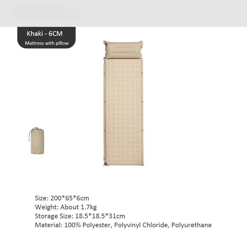 Oreiller kaki 6CM
