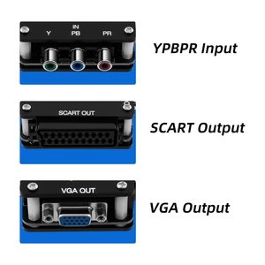 YPbPr ตัวแปลงวิดีโอ1080P เป็น RGBS,ตัวแปลงวิดีโอ VGA สำหรับคอนโซลเกมแนวย้อนยุคสำหรับ Wii DVD VGA อะแดปเตอร์เสียงอะไหล่สำหรับปี PS3,PS2สำหรับปี N64 - Product Image 5