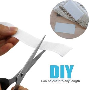 Best Selling Heavy-Duty Branco Nylon Gancho <span class=keywords><strong>Loop</strong></span> <span class=keywords><strong>Tape</strong></span> Auto-adesivo pegajoso Voltar Roll