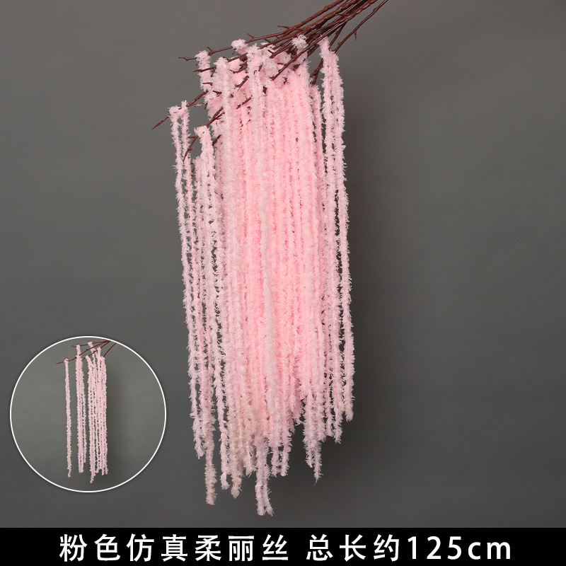 Branches de soie douce rose