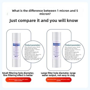 10inch PP bông lọc nước lọc yếu tố 1 micron 5 micron trước bộ lọc thiết lập phổ máy nước tinh khiết xử lý nước - Product Image 3