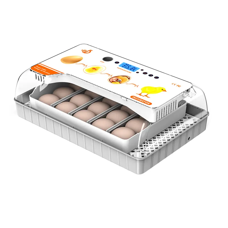 Miniincubadora de huevos de gallina, control de temperatura y humedad totalmente automático, YZ9-20