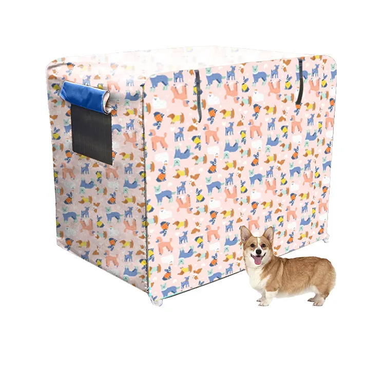 Водонепроницаемый XL 54-дюймовый дышащий большой изолированный чехол для ящика для собак 42 дюйма Средний звуконепроницаемый чехол для ящика для собак