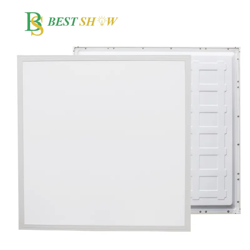 Boke motorista 120lm/w inferior para trás iluminada backlit 595x595 iluminação 60x60 600x600 levou fabricante luz do painel 48w 50w 60w com lente