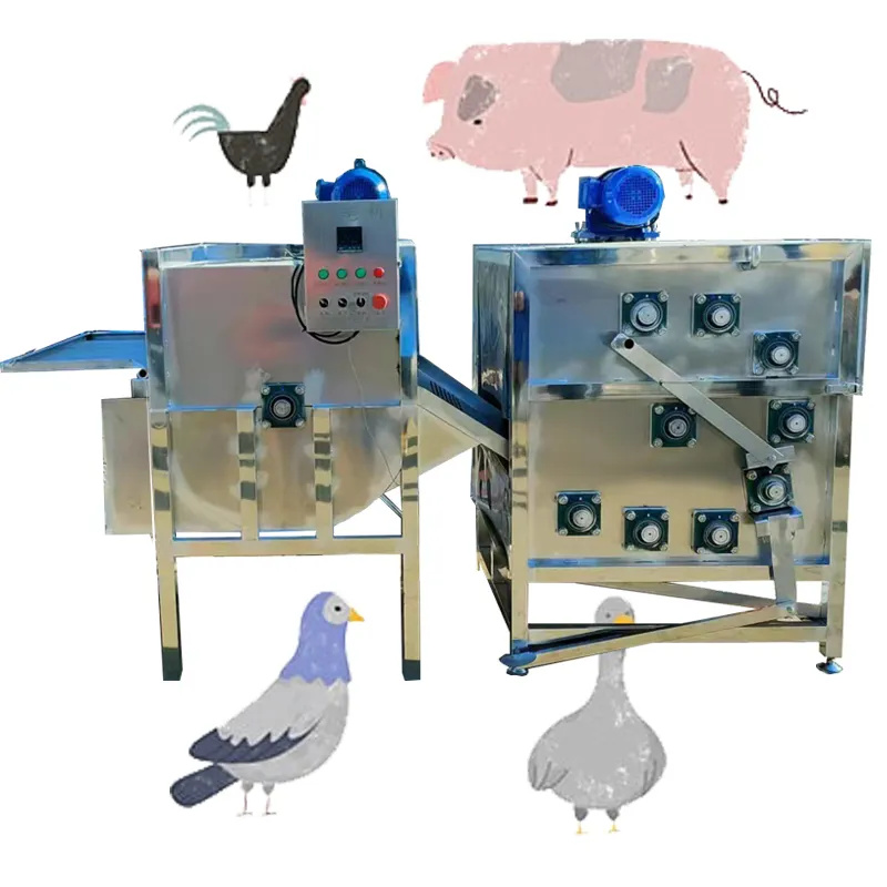 Máquina de remoção de penas de peru, pés de vaca e ovelha, máquina de penas de aves