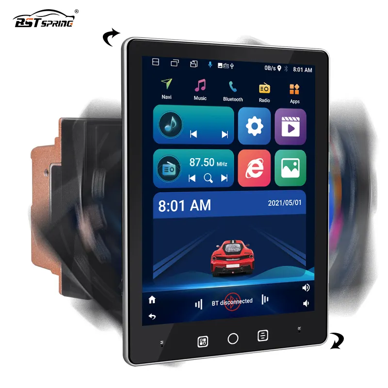 Radio con Gps para coche, reproductor Multimedia con Android, pantalla de 9,5 pulgadas, Universal, WIFI, FM, 2 DIN, estéreo