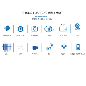 Mini impresora de código de barras, escáner inalámbrico de alta velocidad, Android, Pda, 1d, 2d, Terminal Pos, Qr - Product Image 2