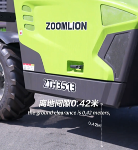 Zoomlion ZTH3513R: Solución de cargador inteligente para cargas pesadas en espacios de trabajo elevados