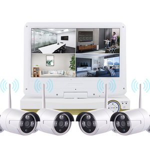 工厂价格 10英寸监视器 4 通道 cctv wifi ip 摄像机 960 p 无线 nvr 套件 - Product Image 4